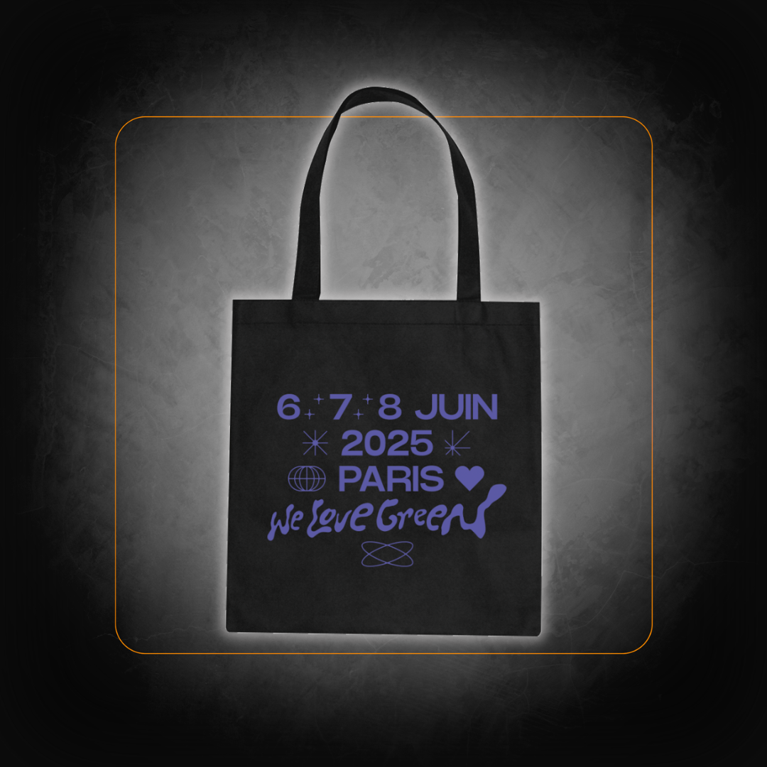 Tote bag noir - We Love Green