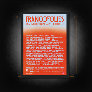Affiche Festival Francofolies 2026 Personnalisée