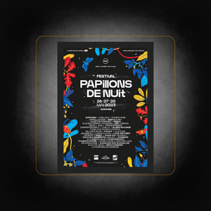 Affiche personnalisée festival 2023 - Papillons de Nuit