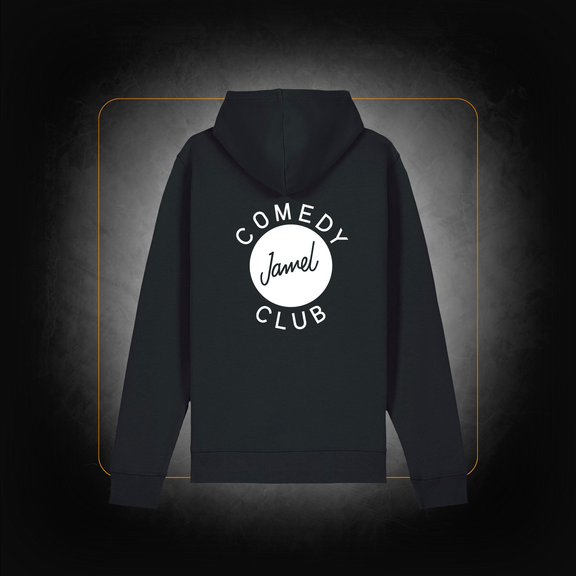 Hoodie noir Logo dos - Jamel Comedy Club