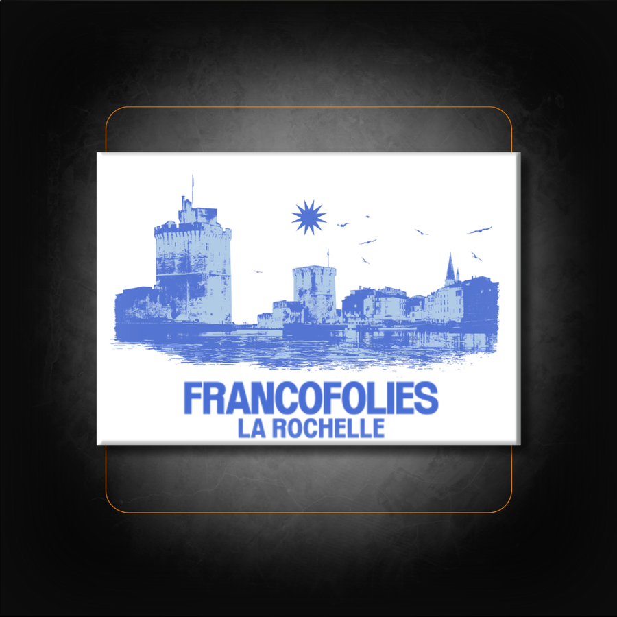 Magnet La Rochelle 2026 Blanc - Francofolies
