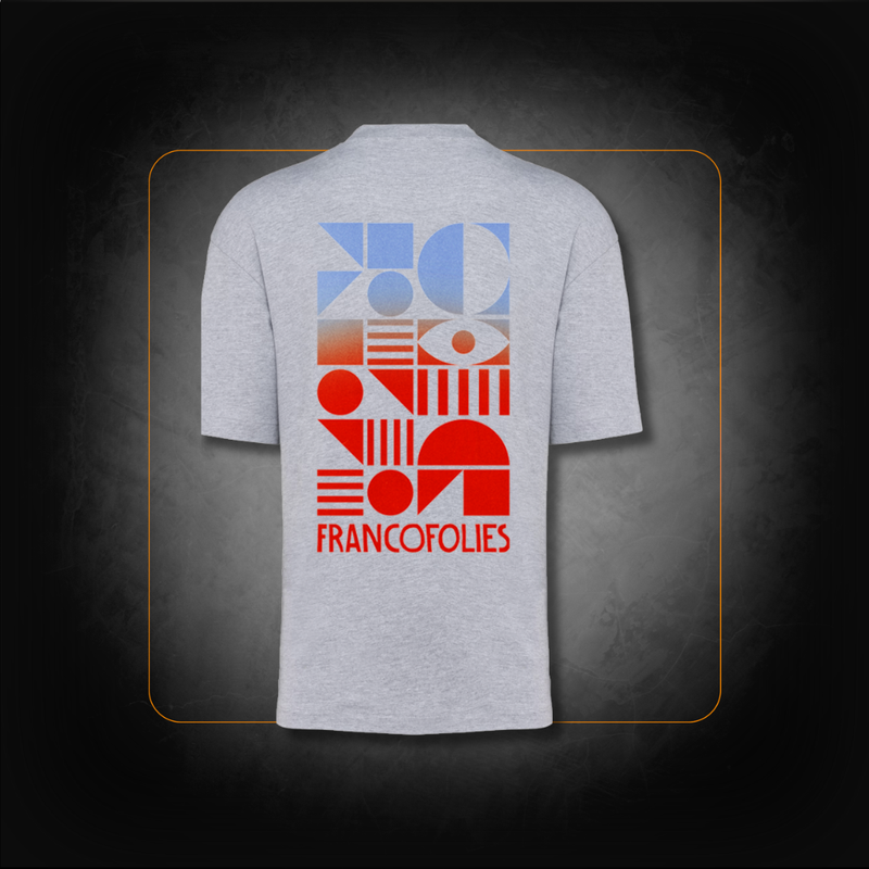 T-Shirt Lifestyle Gris 2026 - Francofolies