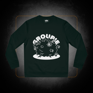 Black Sweatshirt Logo Groupie - VIIBE