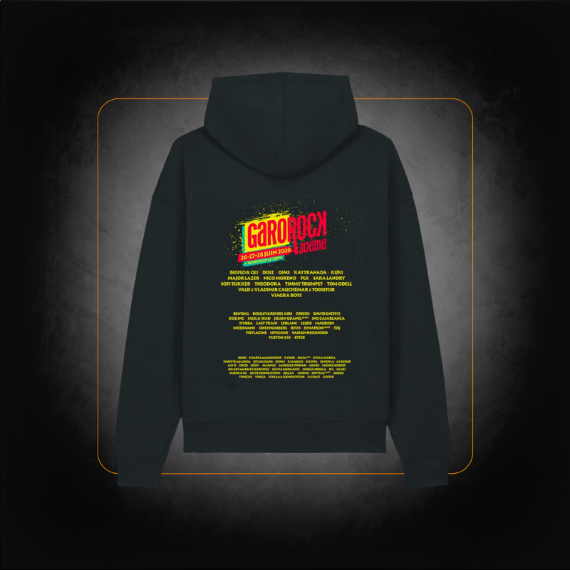 Hoodie Line-Up 2026 Noir - Garorock